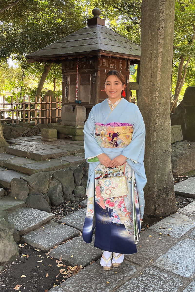 振袖、ヘア 20代女性